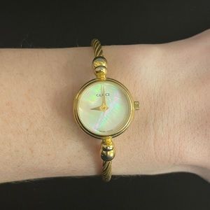 RARE Vintage Gold Gucci rope watch